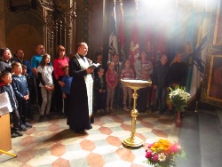 Табір для сімей, які постраждали внаслідок війни, організовують капелани УГКЦ.(ФОТО)